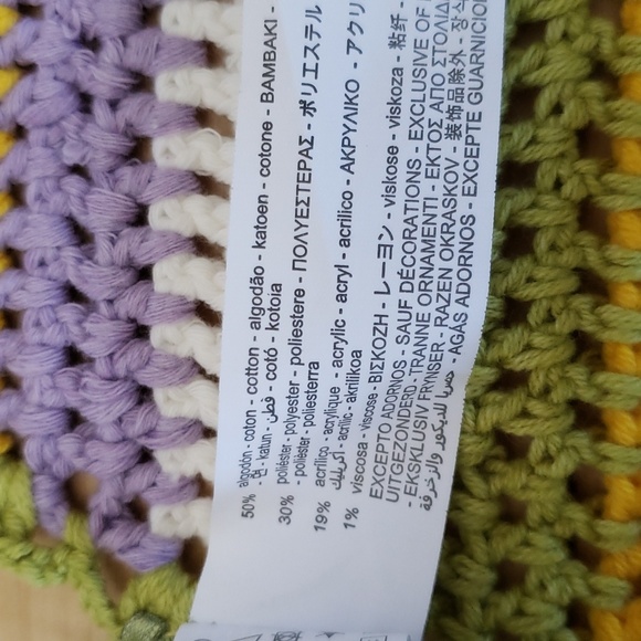 ZARA Crochet halter crop top - Picture 9 of 9